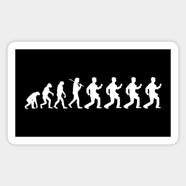 Talking Heads - David Byrne Evolution Magnet by sqwear